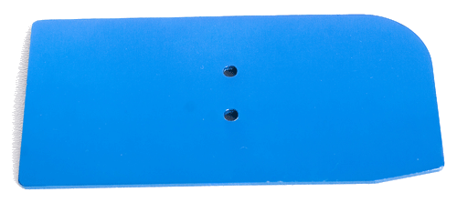 Anodized aluminum components in blue and orange