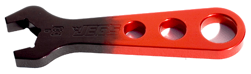 Anodized aluminum wrenches with color-fade finishes